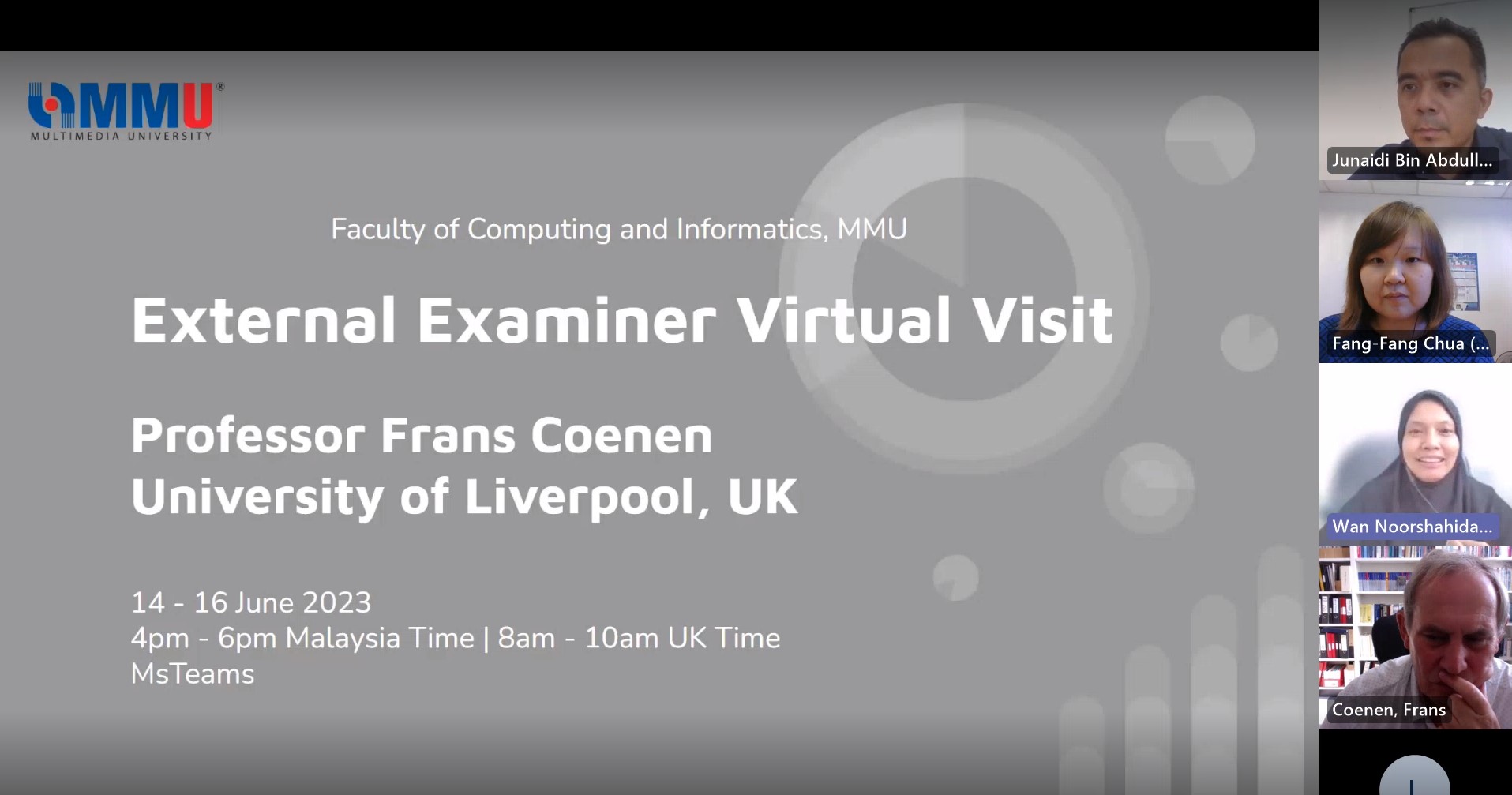 FCI Hosts Virtual Visit for Data Science External Examiner - Multimedia ...